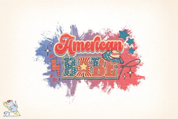 4th of July, American Babe: A Digital Art Guide