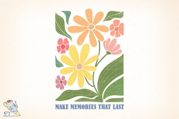 Boho Floral Make Memories That Last