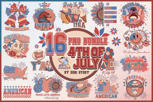Celebrate with Our 4th of July Sublimation Bundle