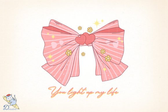 Coquette Sweet You Light Up My Life: A Romantic Design Asset