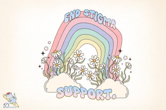 Mental Health End Stigma Support Art